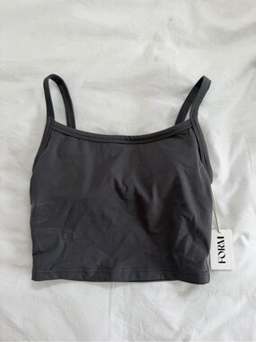 FORM Scoop Neck Tank in Thunderstorm